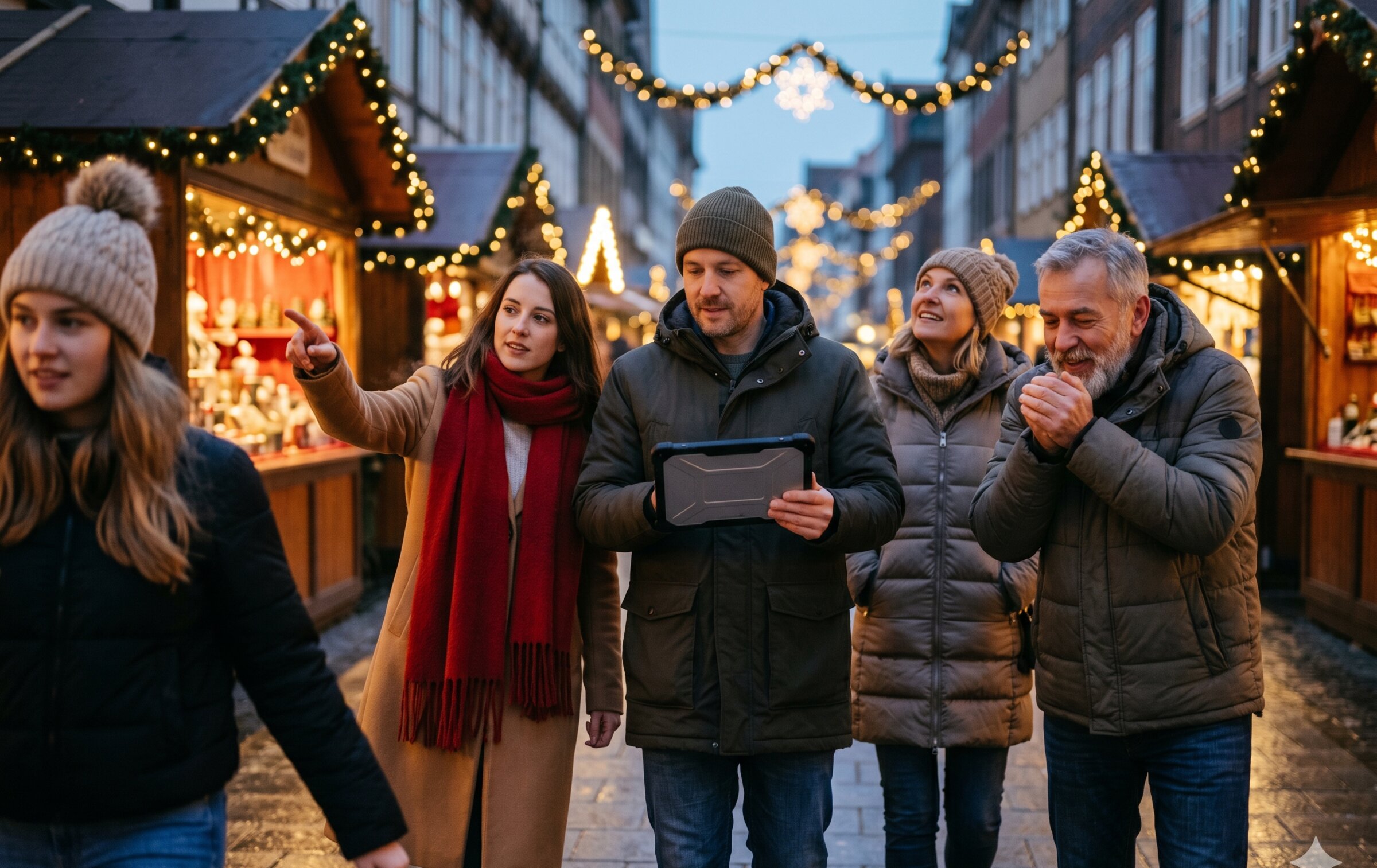 Christmas Rallye: Tablet-Rallye während des Teamevents